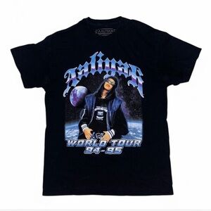 Black Aaliyah World Tour Graphic Tee